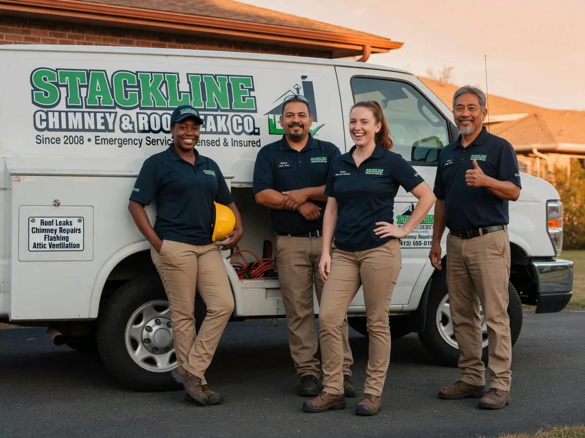 Chimney flashing repair company in Iola, TX